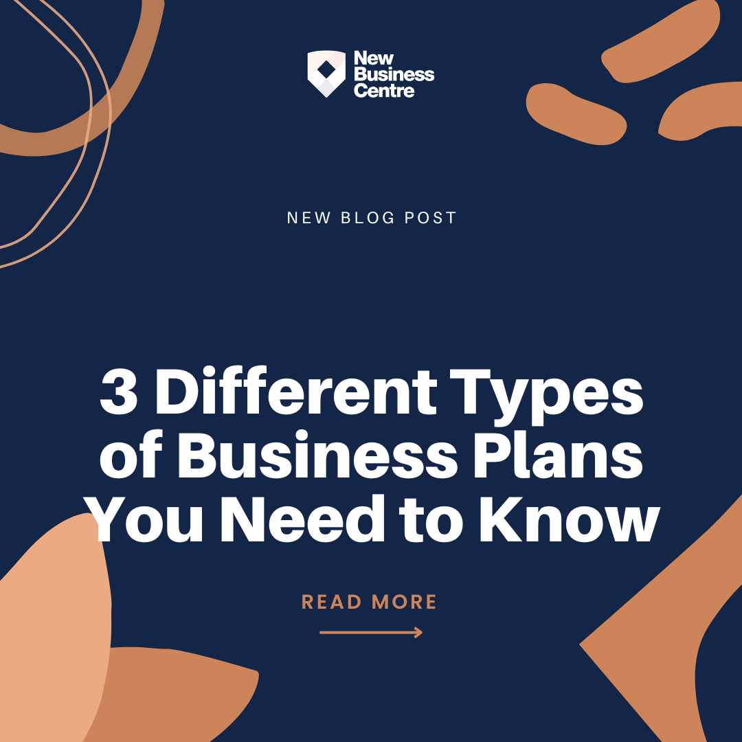 the 3 types of business plans